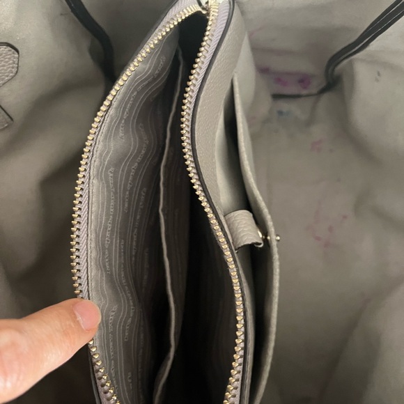 Kate Spade Warm Taupe Pebbled Leather Shoulder Bag - Picture 10 of 13